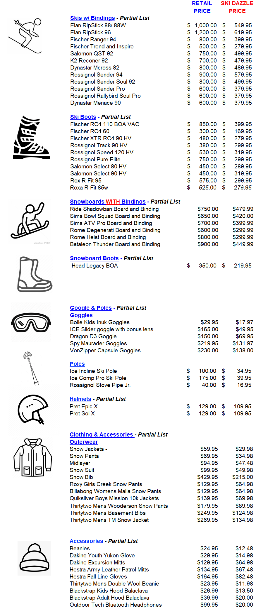 2021 Sale Page - Equip List
